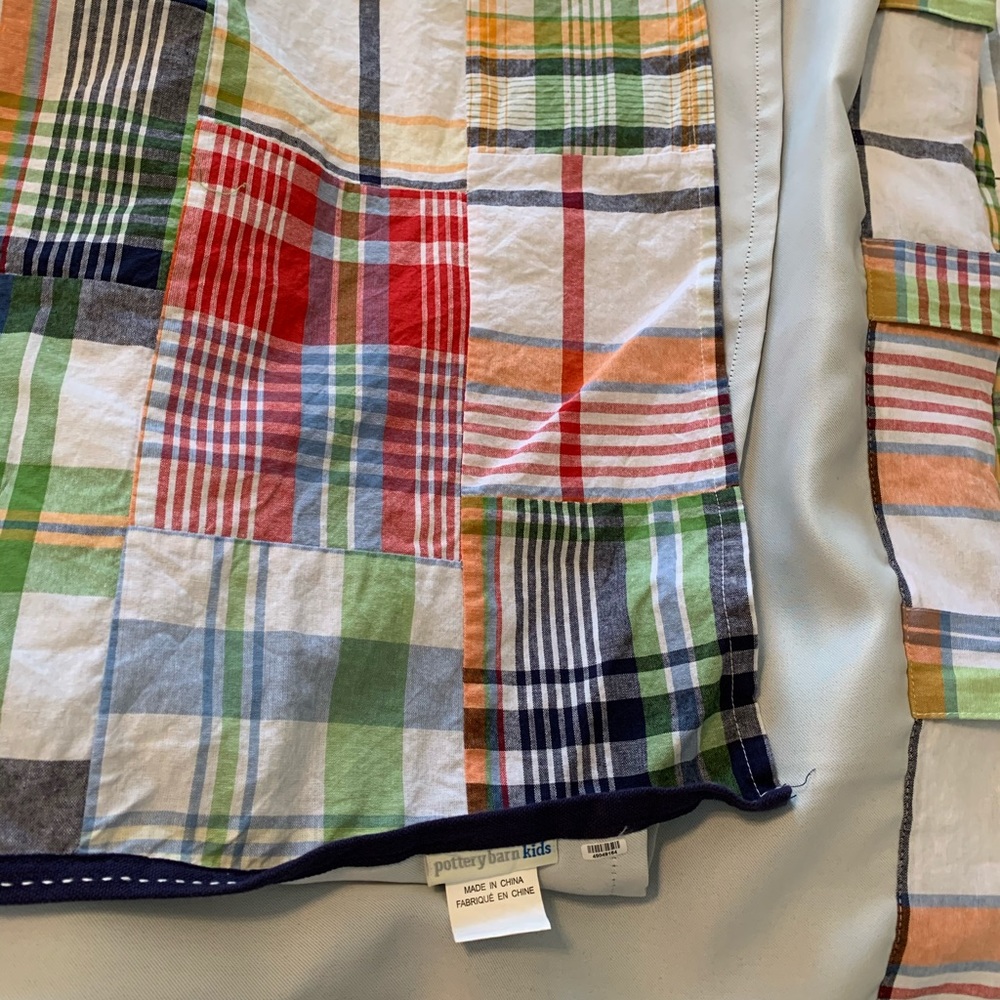 Pottery Barn Kids Madras Blackout Curtains set